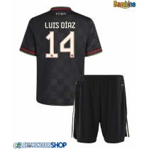 Maglie da calcio Bayern Munich Luis Diaz #14 Terza Maglia Bambino 2025-26 Manica Corta (+ Pantaloni corti)